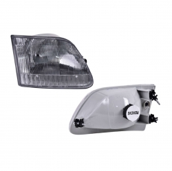 Faro Derecho Ford F-250 C/Ajustes 2001 2002 2003 2004 Depo