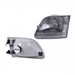 Faro Izquierdo Ford F-250 C/Ajustes 2001 2002 2003 2004 Depo