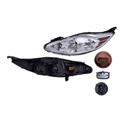 Faro Izquierdo Ford Fiesta Fondo Gris 2011 2012 2013 Depo