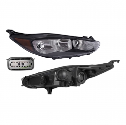 Faro Derecho Ford Fiesta Fondo Negro 2017 2018 2019 Depo