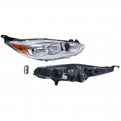 Faro Derecho Ford Fiesta H-Back F/Cromado 2018 2019 Depo