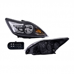Faro Derecho Ford Focus Manual F/Negro 2009 2010 2011 Depo