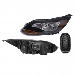 Faro Izquierdo Ford Focus Fondo Negro 2012 2013 2014 Depo