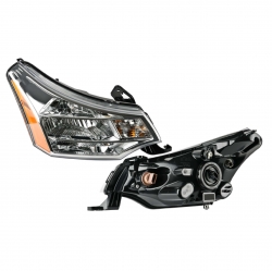 Faro Derecho Ford Focus Usa Fondo Cromado 2010 2011 Depo