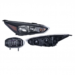 Faro Derecho Ford Focus Fondo Negro 2015 2016 2017 2018 Depo