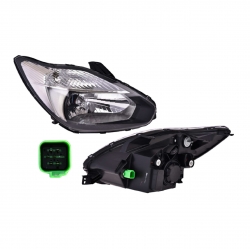Faro Derecho Ford Ikon H-Back P/Halogeno 2010 2011 2012 Depo