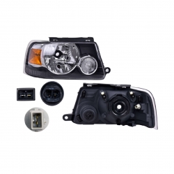 Faro Derecho Ford Ranger F/Negro P/Halogeno 2009 Depo