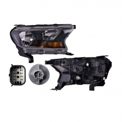 Faro Derecho Ford Ranger F/Negro P/Hb3 2020 2021 Depo