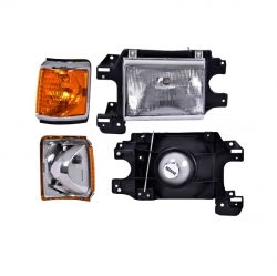 Faro Izq Ford F-250 Filo Cromo C/Cuarto 1990 1991 Depo