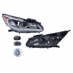 Faro Der Honda Accord Sedan P/Halogeno 2016 2017 Depo