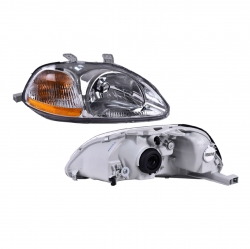 Faro Derecho Honda Civic Coupe P/Halogeno 1998 Depo