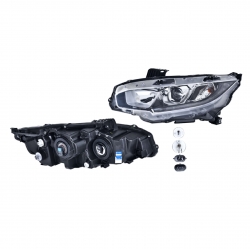 Faro Izq Honda Civic Coupe P/Halogeno 2016 2017 2018 Depo