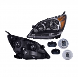 Faro Izquierdo Honda Odyssey F/Negro 2008 2009 2010 Depo