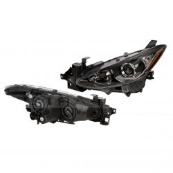 Faro Izquierdo Mazda 3 H-Back P/Halogeno 2014 2015 2016 Depo