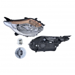 Faro Der Mitsubishi L200 F/Cromo P/Halogeno 2018 2019 Depo