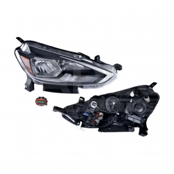 Faro Derecho Nissan Sentra F/Negro 2017 2018 2019 Depo