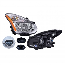 Faro Derecho Nissan Rogue P/Halogeno 2014 Depo