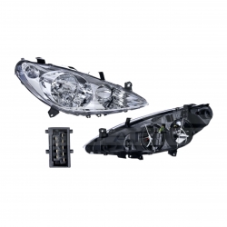 Faro Der Peugeot 307 C/Motor C/Faro De Niebla 2003 2004 Depo