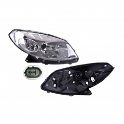 Faro Derecho Renault Sandero F/Cromo P/Halogeno 2011 Depo