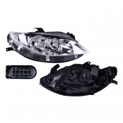 Faro Derecho Seat Ibiza Doble As F/Cromo 2010 2011 2012 Depo