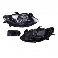 Faro Derecho Seat Ibiza Un As F/Negro 2010 2011 2012 Depo