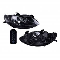 Faro Derecho Seat Ibiza Doble As F/Negro 2010 2011 2012 Depo