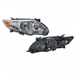 Faro Derecho Toyota Corolla F/Cromado 2011 2012 2013 Depo