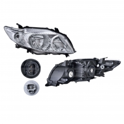 Faro Derecho Toyota Corolla F/Cromado Elec 2009 2010 Depo