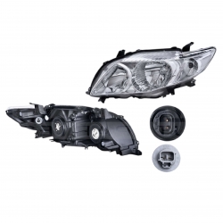 Faro Izquierdo Toyota Corolla F/Cromado Elec 2009 2010 Depo