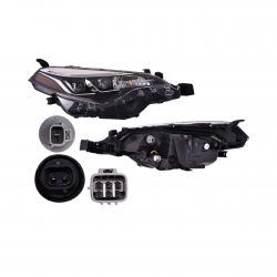 Faro Derecho Toyota Corolla Se Doble Lupa C/Leds 2019 Depo