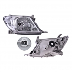 Faro Derecho Toyota Hilux P/Halogeno 2009 2010 2011 Depo