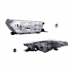 Faro Derecho Toyota Hilux P/Halogeno 2022 2023 2024 Depo