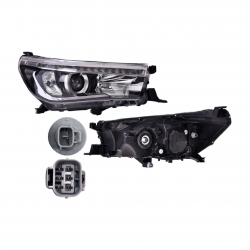 Faro Derecho Toyota Hilux C/Leds P/Halogeno 2020 Depo