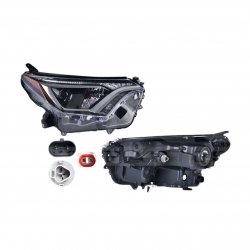 Faro Derecho Toyota Rav4 Filo Cromo P/Halogeno 2018 Depo