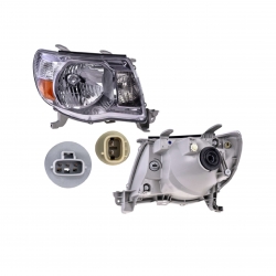 Faro Derecho Toyota Tacoma F/Negro 2009 2010 2011 Depo