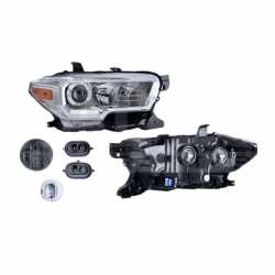 Faro Der Toyota Tacoma Aro De Lupa Cromada 2022 2023 Depo