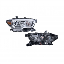 Faro Der Ty Tacoma Aro De Lupa Negro C/Luz De Dia 2023 Depo