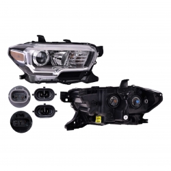 Faro Der Ty Tacoma F/Negro Aro De Lupa Cromo 2023 Depo