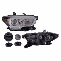 Faro Der Ty Tacoma Aro De Lupa Cromado 2023 Depo