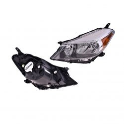 Faro Izquierdo Toyota Yaris H-Back F/Cromo 2014 Depo