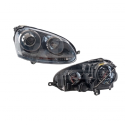 Faro Derecho Volkswagen Bora C/Lupa F/Negro 2009 2010 Depo