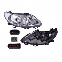 Faro Der Vw Saveiro Doble As F/Negro 2013 Depo