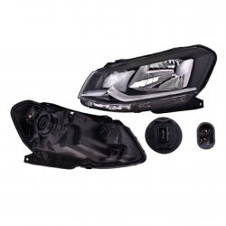 Faro Izquierdo Volkswagen Gol Filo Int Cromo 2017 2018 Depo