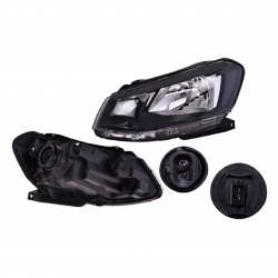 Faro Izquierdo Volkswagen Gol Filo Int Negro 2017 2018 Depo