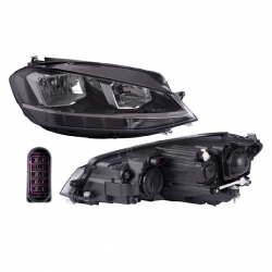Faro Der Volkswagen Golf C/Motor C/Leds P/Halogeno 2020 Depo