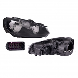 Faro Derecho Volkswagen Golf C/Motor 2013 2014 Depo