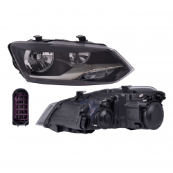 Faro Der Vw Vento C/Motor P/Halogeno Doble As 2022 Depo