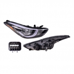 Faro Derecho P/Hyundia Elantra 2015 2016 Depo