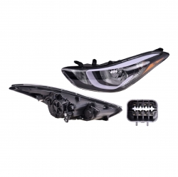 Faro Izquierdo P/Hyundia Elantra 2015 2016 Depo