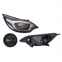 Faro Derecho P/Kia Rio Sedan C/Leds 2016 Depo